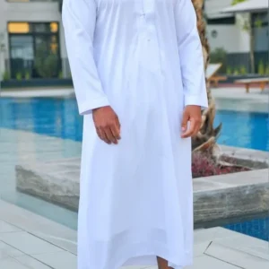 Qamis bahreini Al mashriq blanc