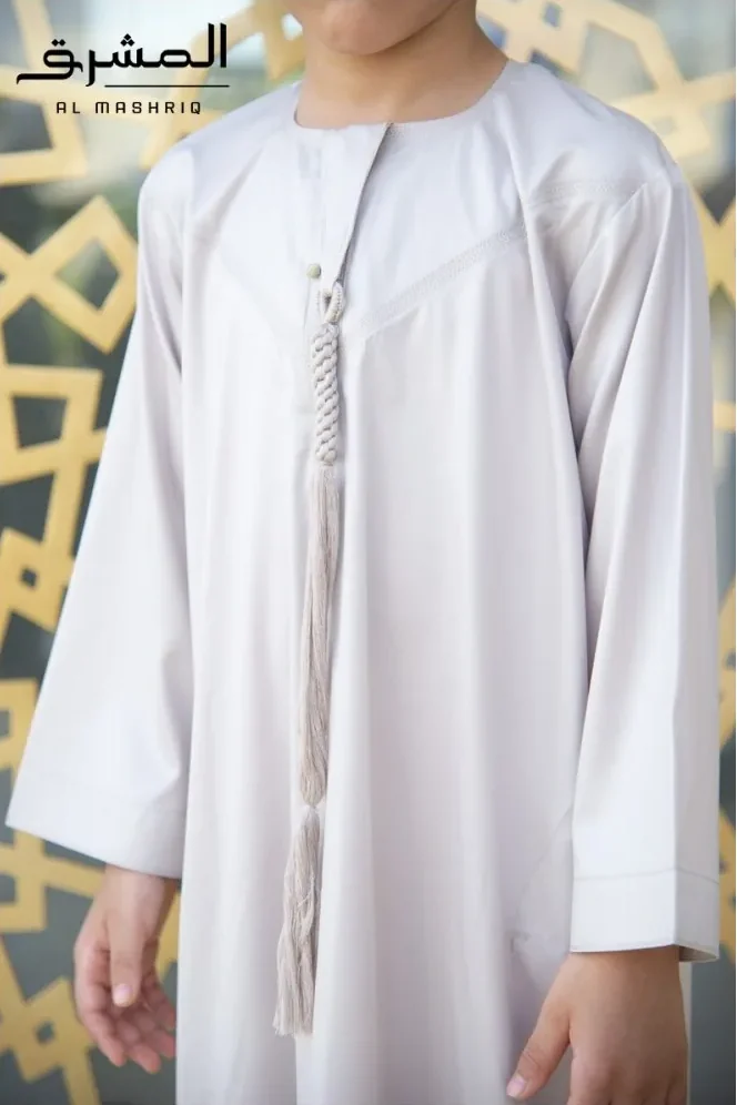 Qamis émirati enfant Al mashriq beige