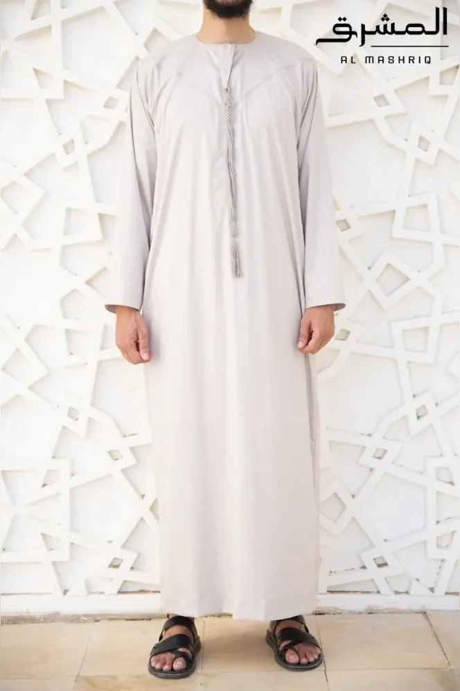 Qamis émirati taupe Al mashriq