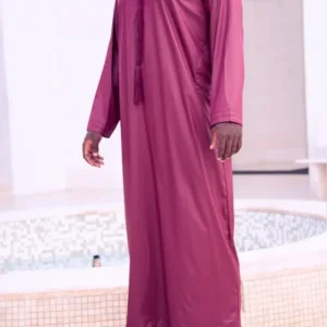 Qamis Emirati bordeaux Al mashriq