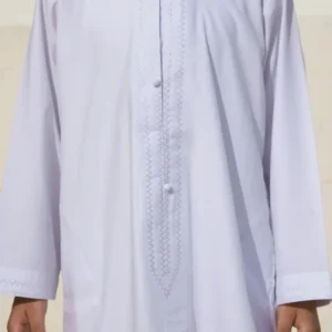 Qamis enfant bahreini "Al mashriq" Blanc