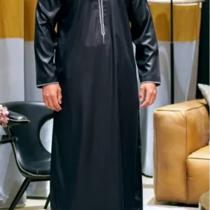 Qamis omani Al mashriq Noir