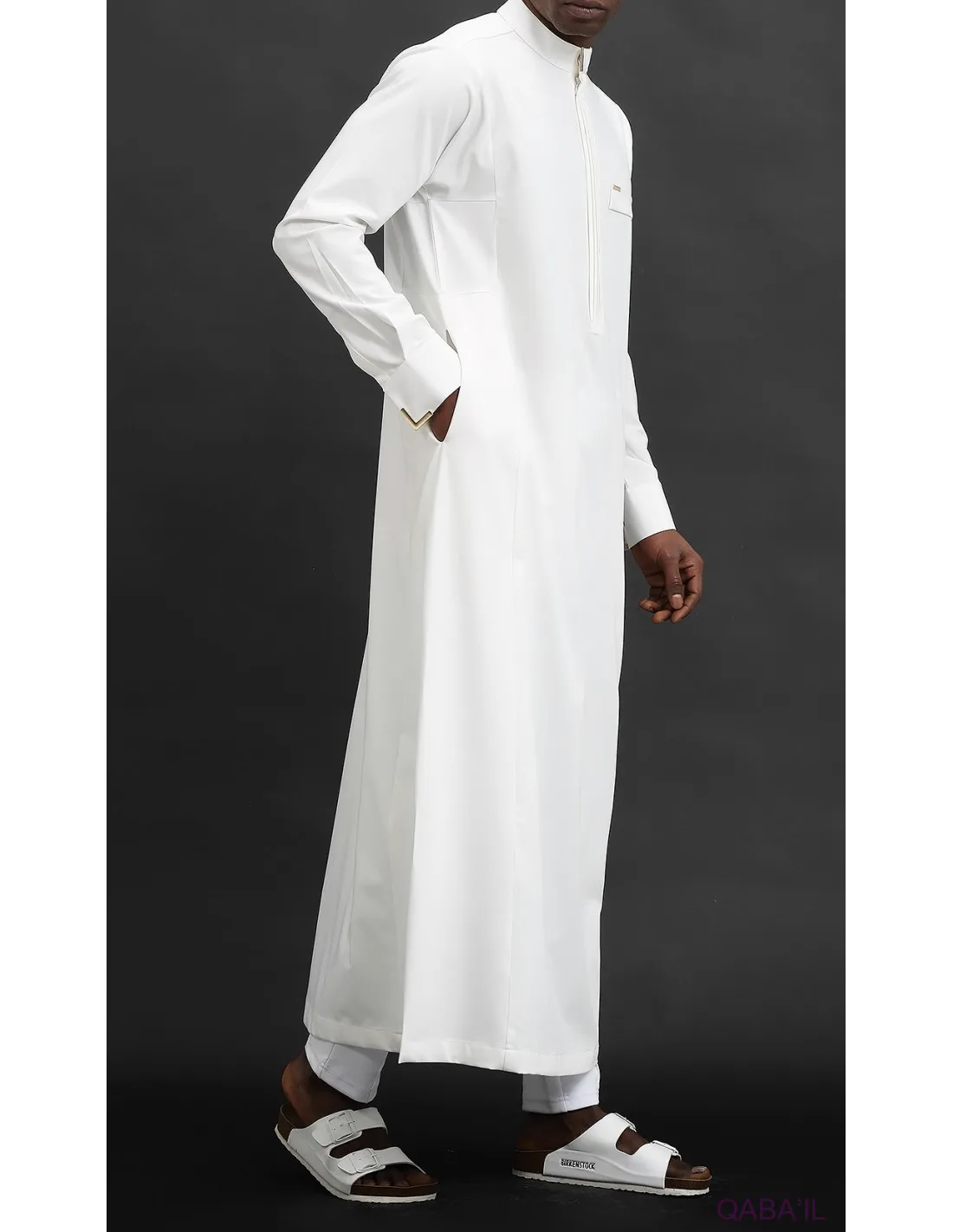 Qamis qabail Bey blanc
