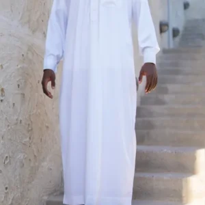 Qamis Saoudien Blanc Al mashriq