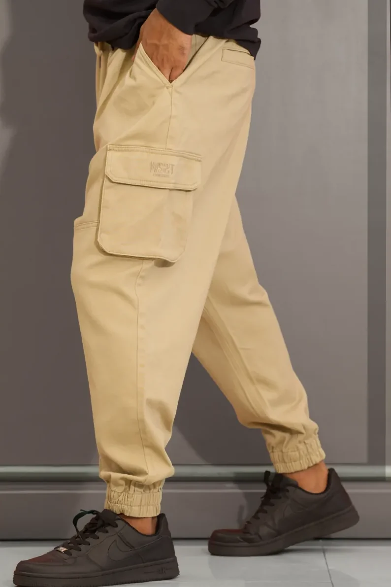 Sarouel cargo wassat beige