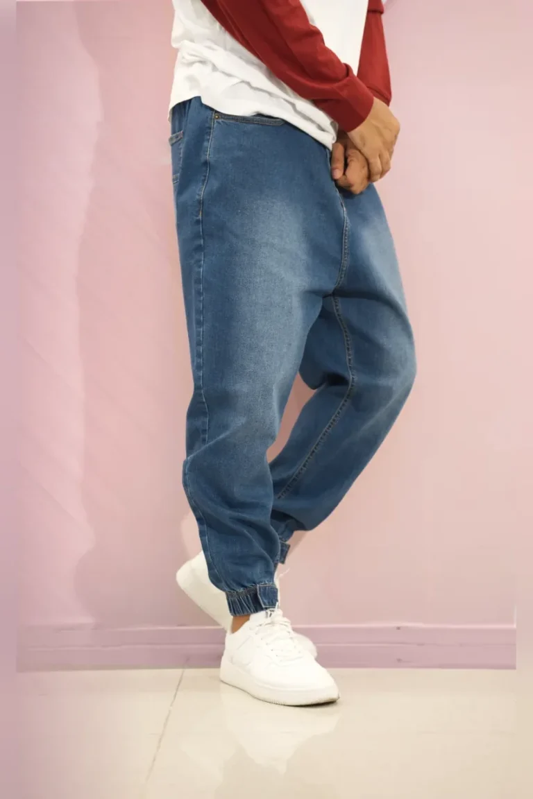 Sarouel jean wassat bleu fonce