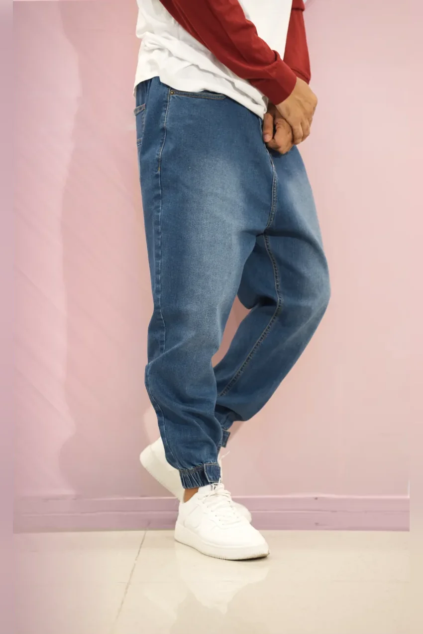 Sarouel jean wassat bleu fonce