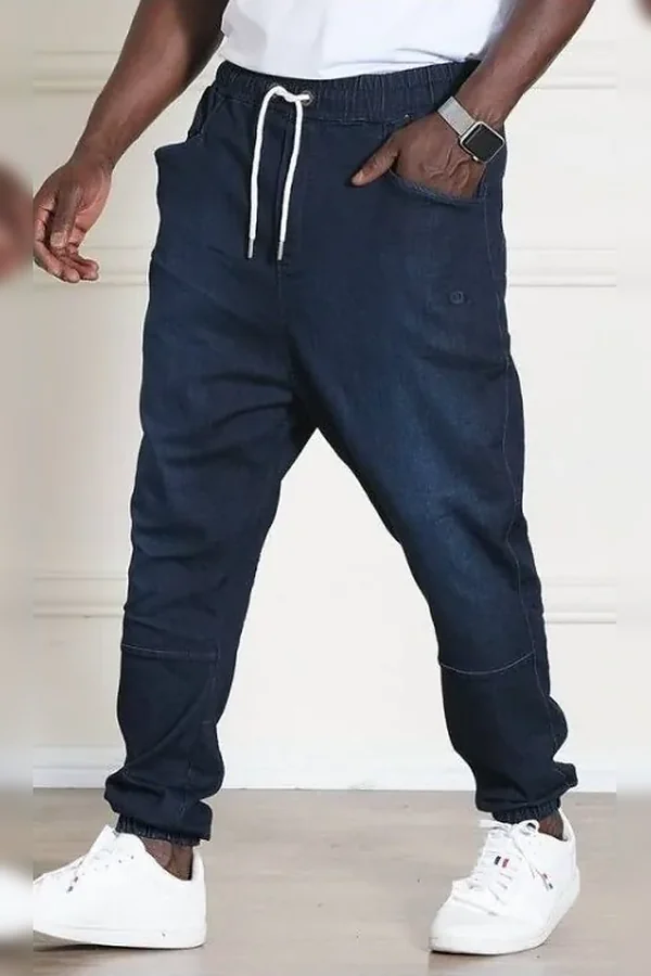Saroual qaba'il Strech dark blue