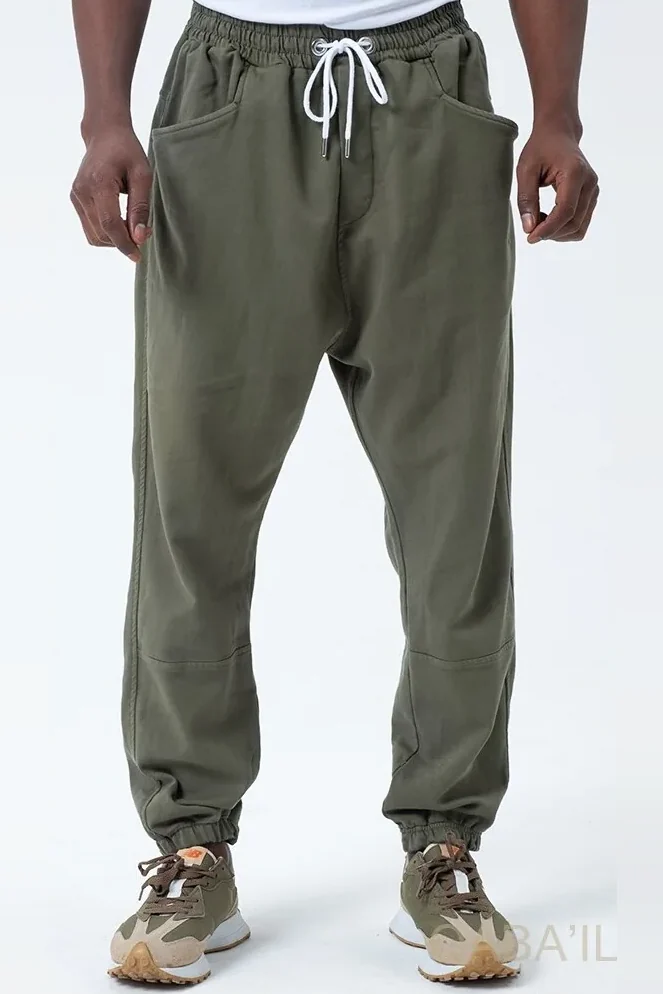 Sarouel qabail pants stretch kaki