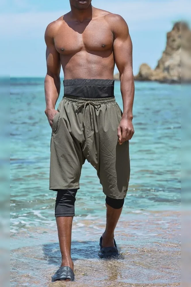 Swimshort de bain qabail kaki