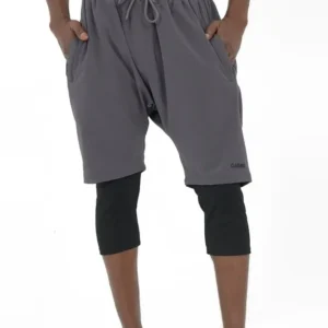 Swimshort de bain qabail gris anthracite