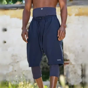Swimshort de bain qabail bleu nuit