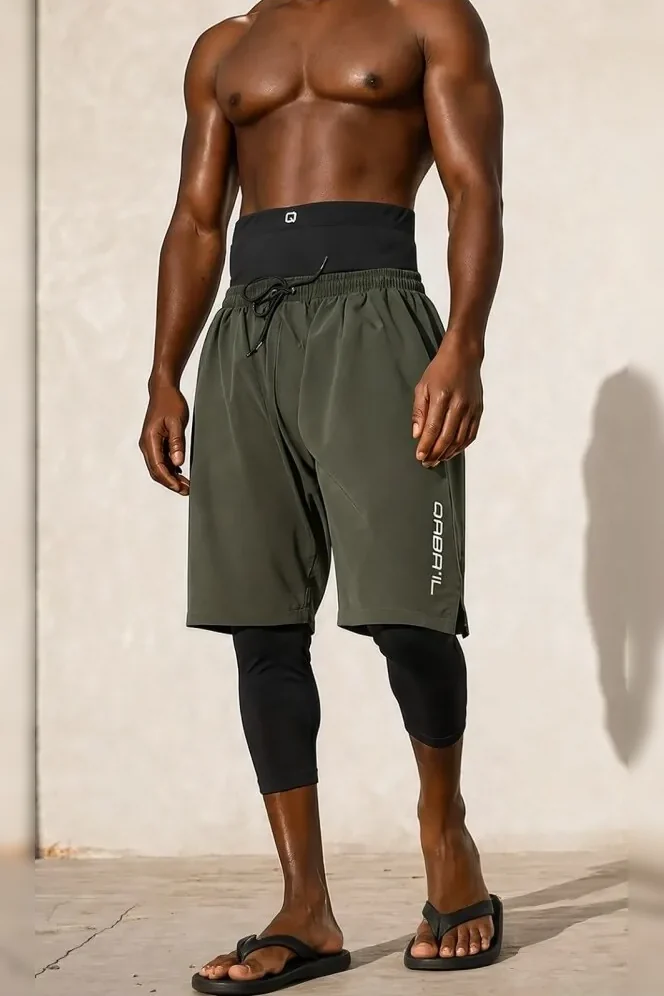 Swimshort qabail S26 kaki