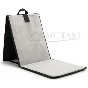 Tapis de priere portable mutaki gris clair