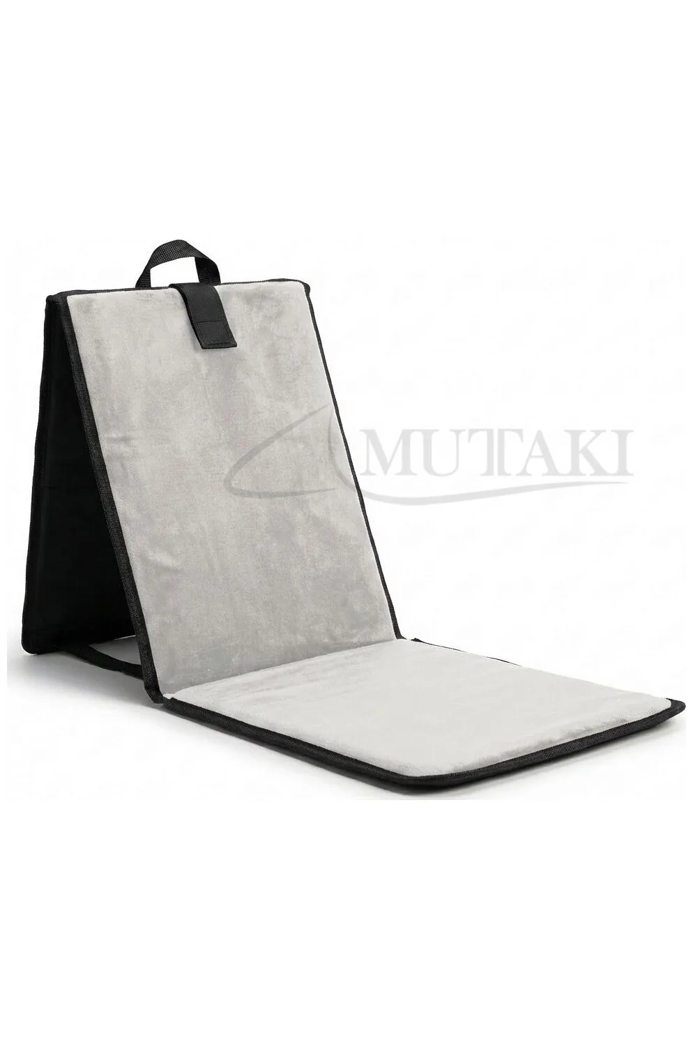 Tapis de priere portable mutaki gris clair