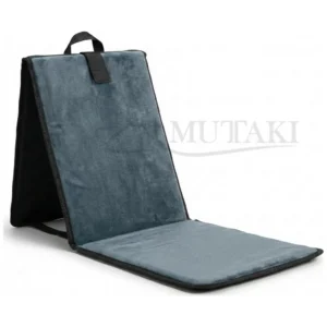 Tapis de priere portable mutaki gris fonce