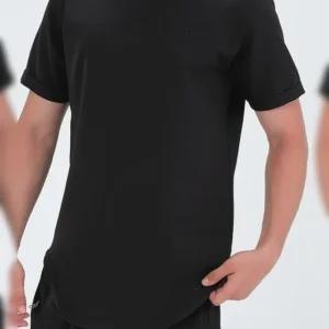 Tee shirt azur noir